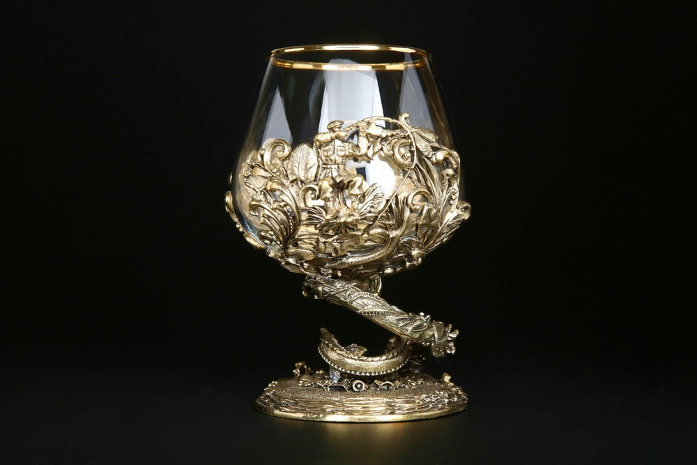 Бокал для коньяка "Рыбалка Элит" Стерлядь