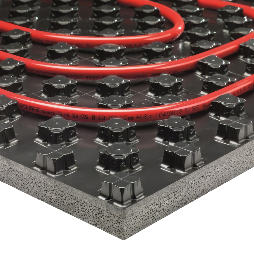 Плита ENERGOFLOOR PIPELOCK DES-sg 30мм / 0,7м x 1,1м с фиксаторами для труб теплого пола (EFRP300/71/1PLK)