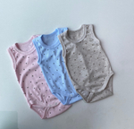 Боди-майка Сердечко (Малышеево) ажурная рибана Арт: 0101Р (Размер: 68)