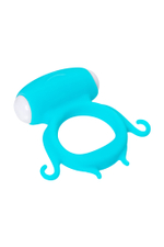 Виброкольцо на пенис A-Toys by TOYFA Sair, силикон, голубое, Ø 2,6 см