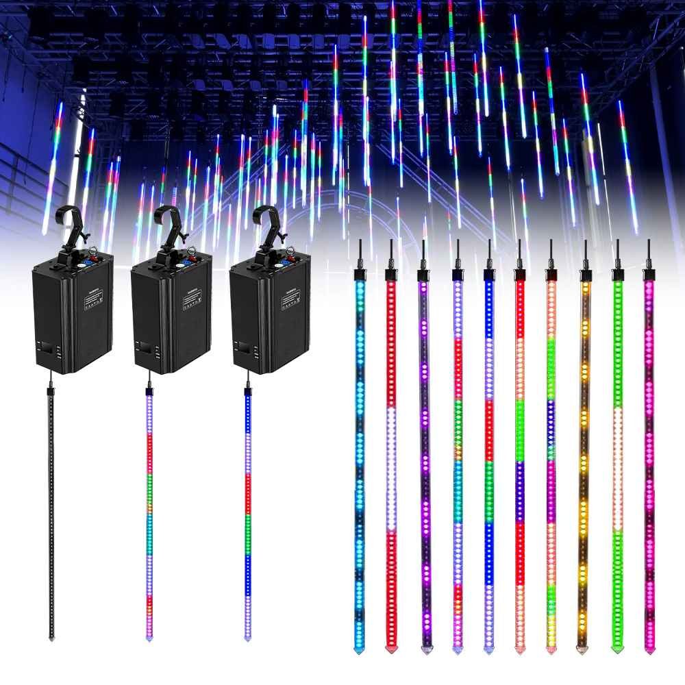 Kinetic Pixel Tube 100 см — пиксельная кинетическая LED труба с одной лебёдкой