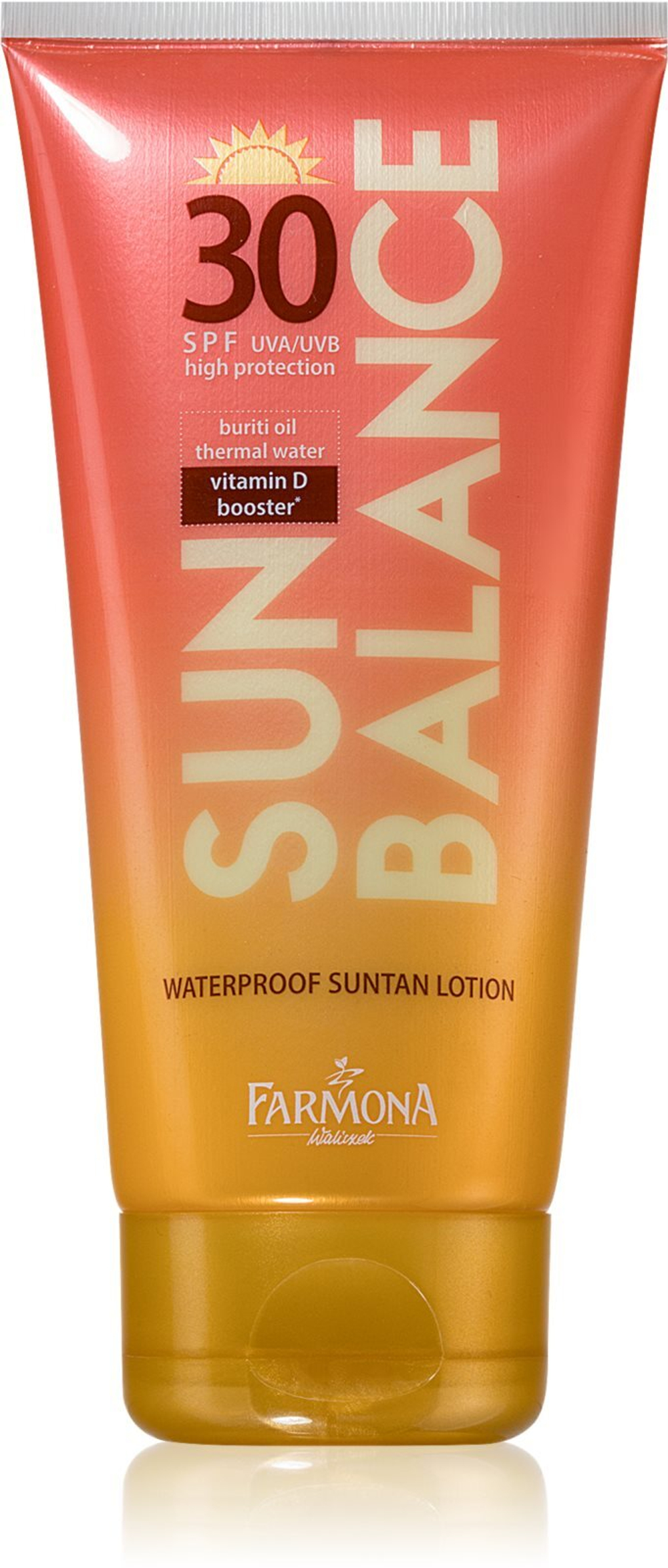 Farmona Sun Balance - водостойкий солнцезащитный лосьон SPF 30 /   150  ml  / GTIN 5900117004388