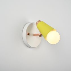 Настенный Светильник Rotary Wall Желтый By Imperiumloft