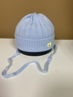 Шапка "Milli"на мальчика вязаная на х/б подкладе размер 40-42, цвета в ассорт