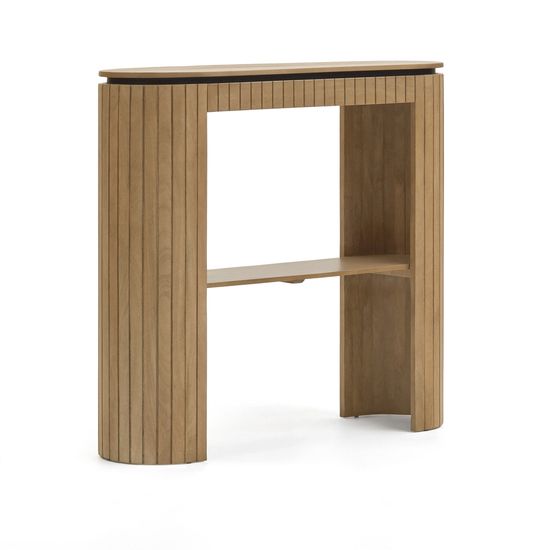 Licia Консоль с 1 ящиком массив дерева манго 120 x 110 см