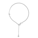 Колье Ciclon с серебряным покрытием Eternidad B213812-00