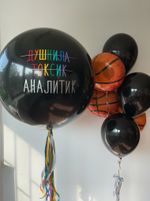 "Баскетбольная площадка" (набор из 7 шаров) №2227