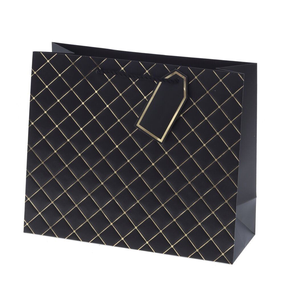 GAEM Пакет подарочный (бумага 210г/м2, блок 12шт), L31 W12 H26 см, 6в.