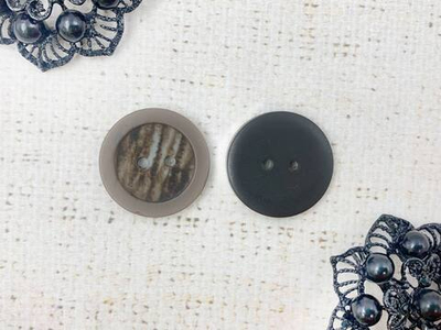 Пуговицы, d 2,5 см, коричневый