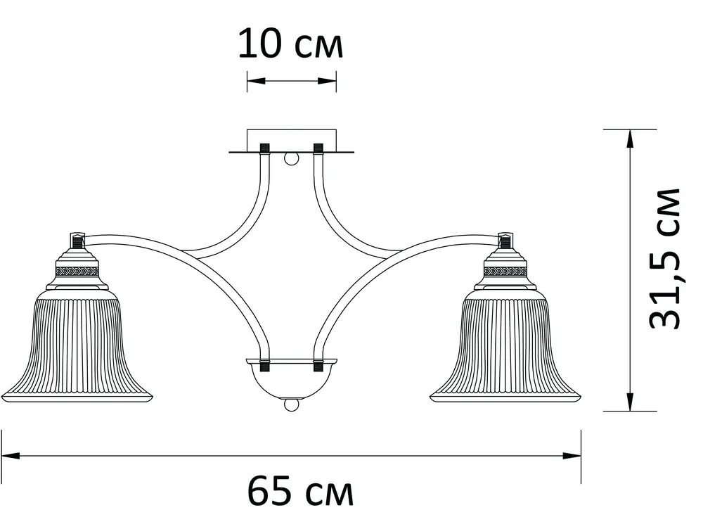 Потолочная люстра Arte Lamp EMMA
