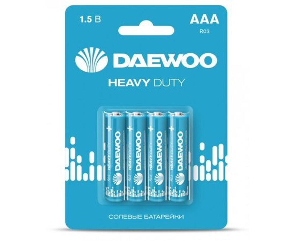 Элемент питания Daewoo Heavy Duty R03/286 BL4