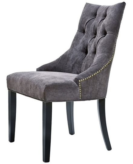 PJC236-PJ843 Стул велюр коричневый 89*46*52см