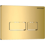 Клавиша смыва Grossman Pragma 700.K31.03.300.300 Золото глянцевое