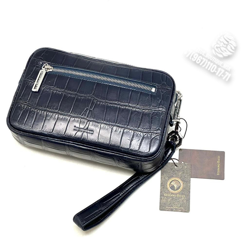 Клатч Stefano Ricci из кожи крокодила