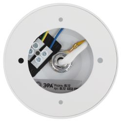 Светильник настенно-потолочный спот ЭРА OL12 GX53 SWH под лампу GX53 белый