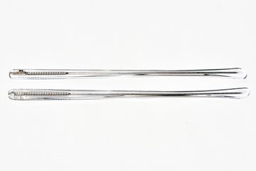 Заушник пластиковый 1 петля б/ф 6,5х1,4х135 (прозрачный) 10 пар