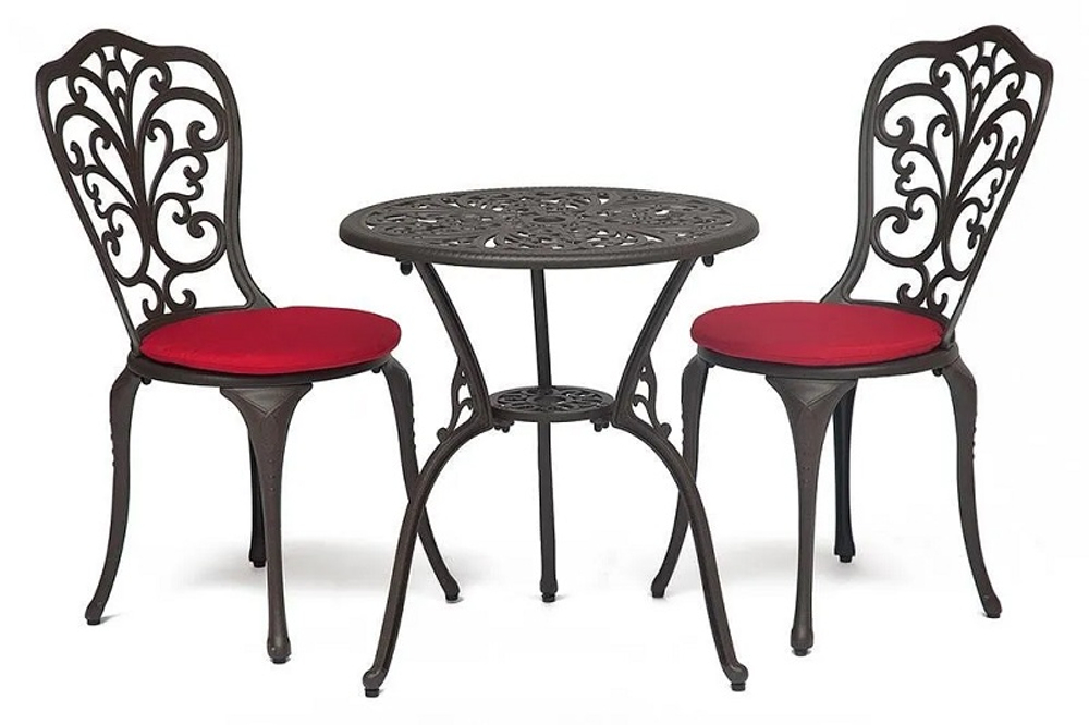 Комплект Secret De Maison Romance (стол +2 стула) бронза