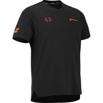 Мужская теннисная футболка Babolat Crew Neck Lebron - black/black