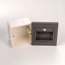 Citilux Скалли CLD005KS1 Встраиваемый светильник с датчиком движения Графит