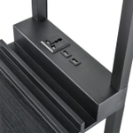 8093/1F COMFI LN26 460 черный/белый, дерево/текстиль Торшер Е27 1*60W 220V PRACTIC