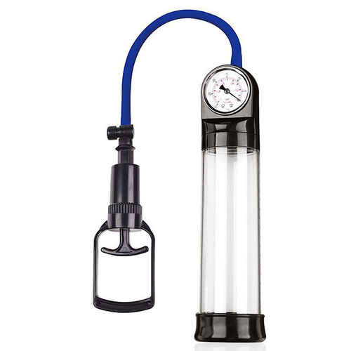 Прозрачная вакуумная помпа с манометром Bior Toys Sex Expert SEM-55168