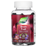 Nature's Way, Brain Fuel, виноград, 60 жевательных таблеток