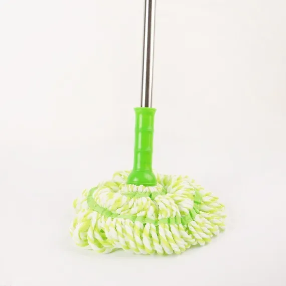 Швабра для мытья пола с отжимом Доляна, насадка из микрофибры 80 гр, стальная ручка 119 см, цвет МИКС