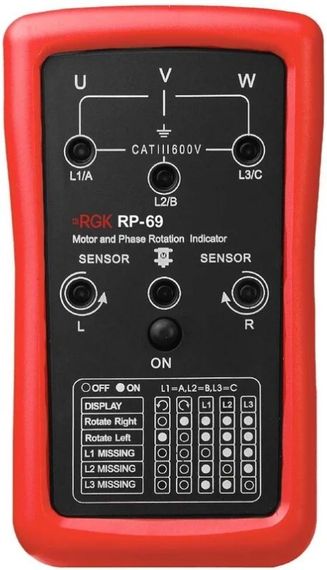 Индикатор чередования фаз RGK RP-69