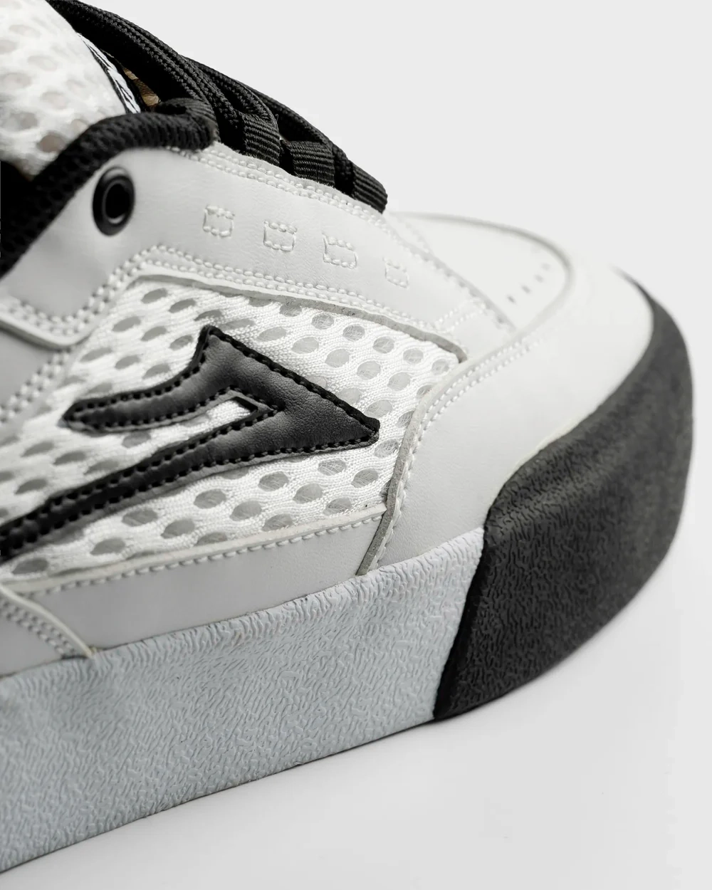 Кеды Lakai Payload: White Leather Black (Q1-26)