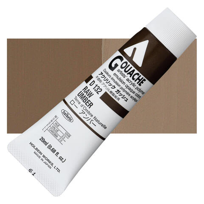 Holbein Acrylic Gouache 20 мл. 132 [А] Raw Umber