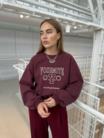 Худи Yosemite винный ( c дефектом)