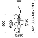 Подвесной светильник Maytoni MOD545PL-06G