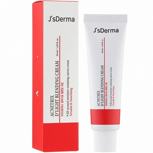 Восстанавливающий крем для проблемной кожи J'sDerma Acnetrix D`light Blending Cream, 50мл