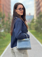 Сумка Hermes из кожи крокодила 25 см