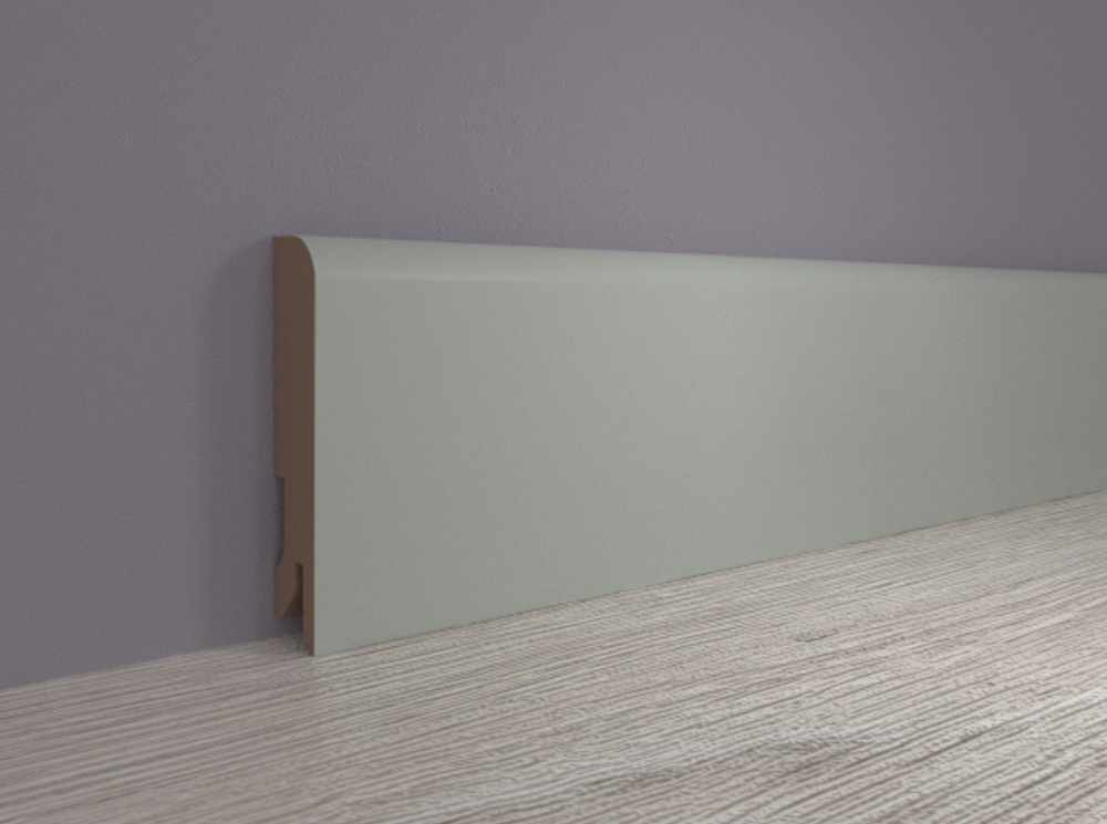 Плинтус МДФ ламинированный Лука Пл 100-10МДФ.2400.24062 айс грей 16x100х2400 мм