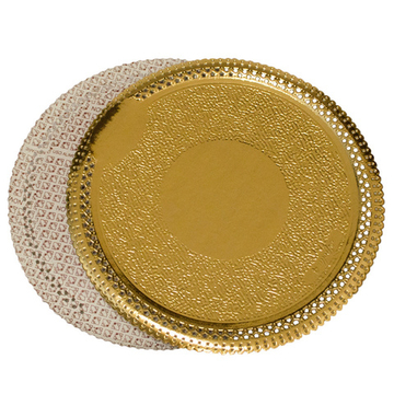 Круглая золотая подложка Apollo-8 310/350мм, 1шт
