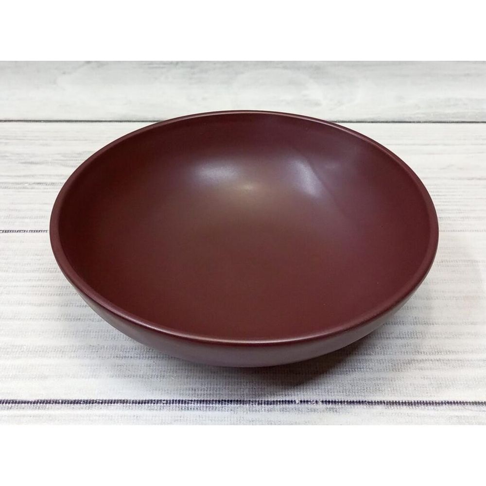 Салатник 600 мл d 19 см h5,5 см "Шелк-Доломит" матовая керамика ПГ [6]