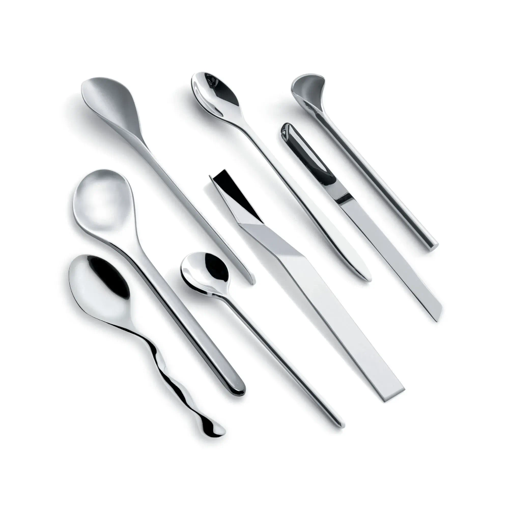 Alessi Набор из 8 кофейных ложек.