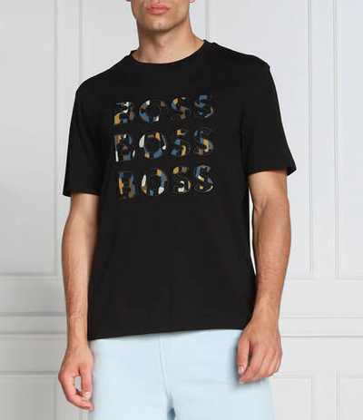 футболка teelogofun BOSS ORANGE - черный(50473066)