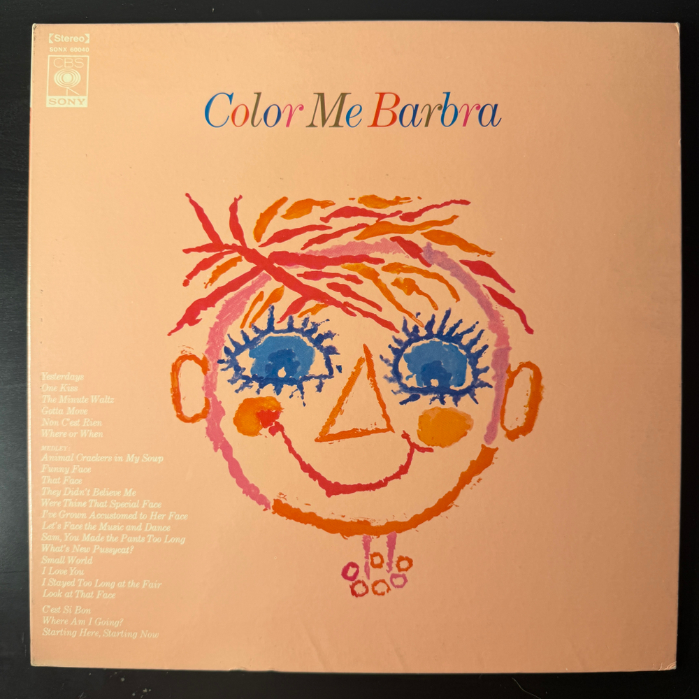 Виниловая пластинка Barbra Streisand ‎– Color Me Barbra LP