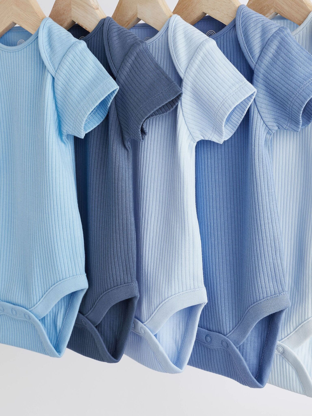 Боди с коротким рукавом для малышей Next T52-240, 5 шт., Синий, Голубой