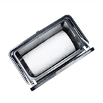 Ведро мусорное с ёршиком, внутр ведро, туалетная бумага, JAH-532, 7л (серебряный)