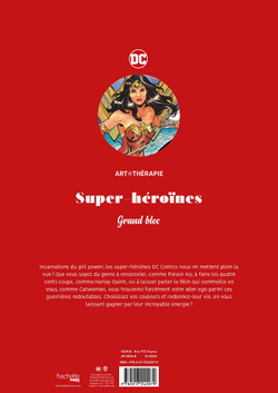 Hachette  раскраска по номерам  Super-Héroïnes DC Comics