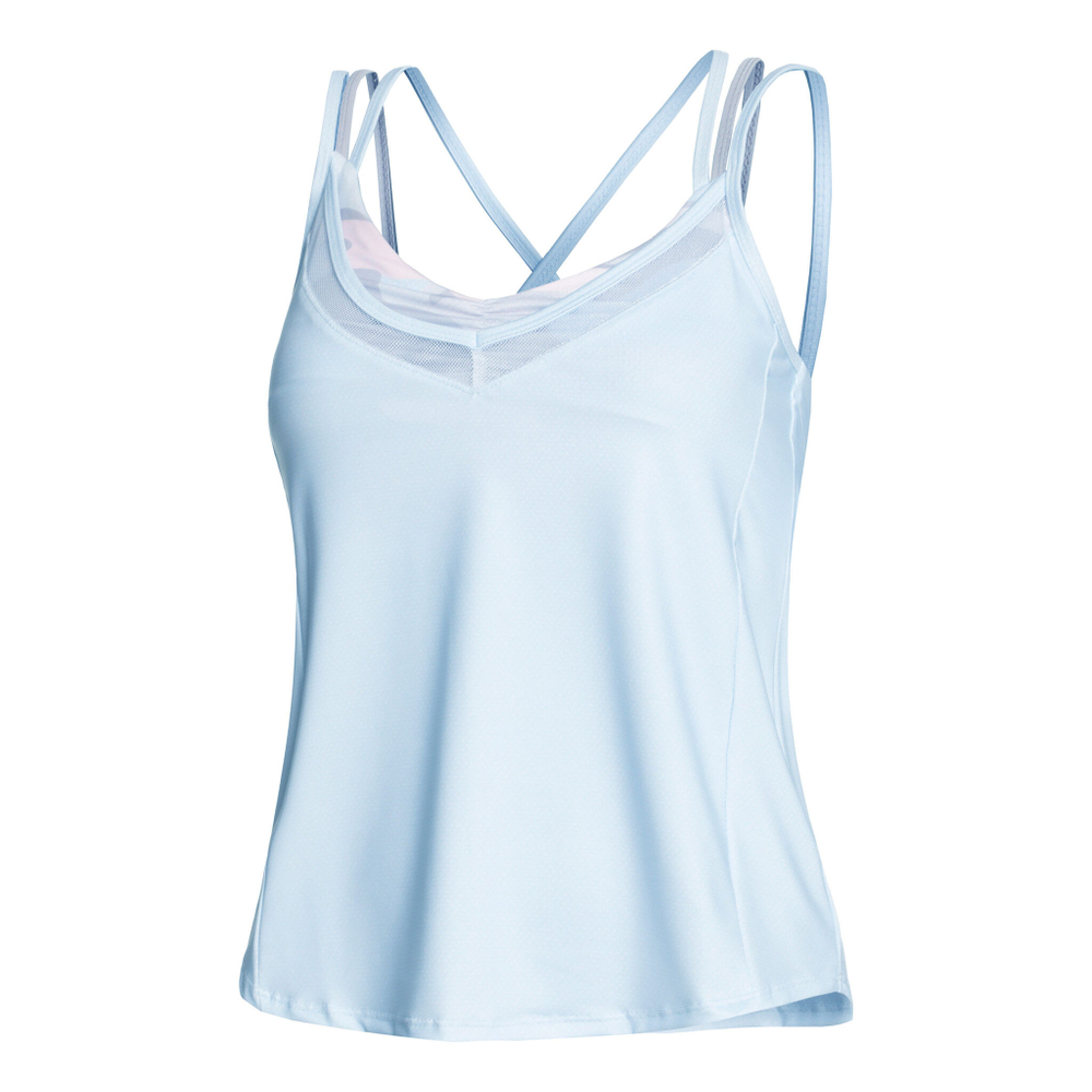 Женская теннисная майка Lucky in Love Camo Over Here Bralette Cami Tank Top Women - Light Blue