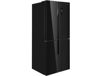 Холодильник Maunfeld MFF182NFBE Total No Frost черный