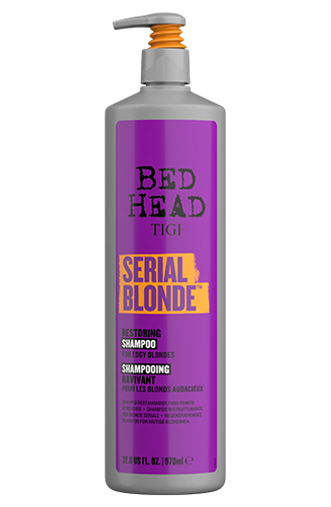 Tigi Bed Head Serial Blonde Восстанавливающий шампунь для блондинок 970 мл