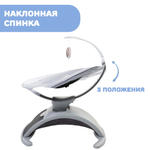 Креслице-качалка (шезлонг) детское Chicco Comfy Wave Silverspring