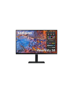 LCD Samsung 27" S27B800PXI черный {IPS 3840x2160 60Hz 1ms 400cd(350cd) 16:9 178/178 1000:1 10bit(8bit+FRC) RJ45 3xUSB3.0 USB-C HDMI2.0 DisplayPort1.4 HAS Pivot}