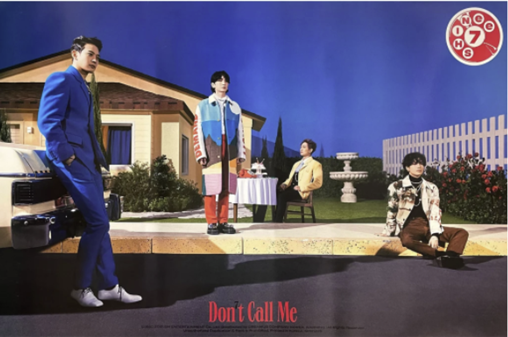Официальный постер SHINee - Don&#39;t Call Me (Fake reality ver.)
