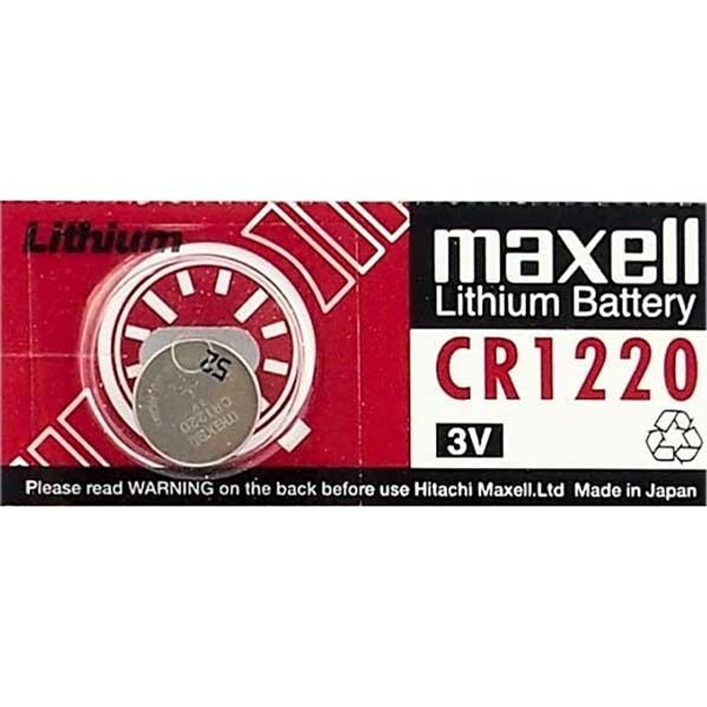 Батарейка литиевая Maxell CR1220
